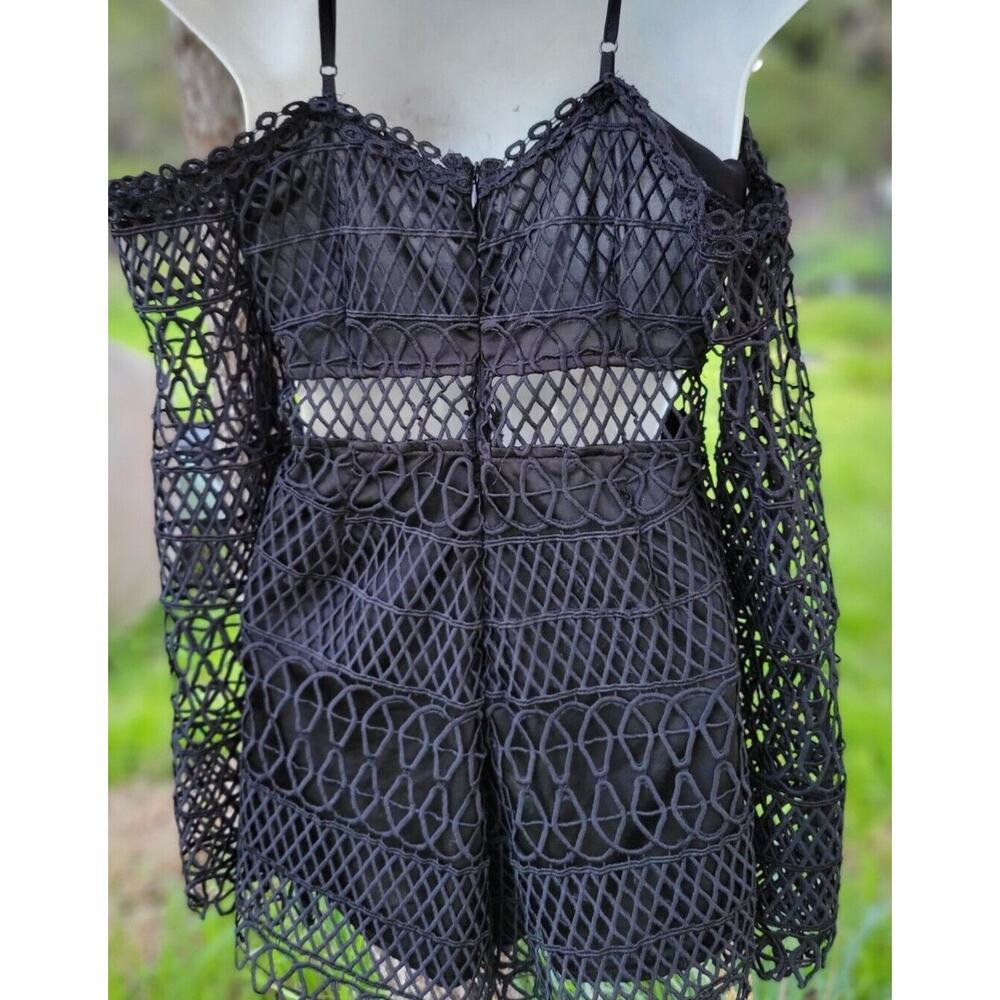 Solaris Style Net One Piece Short Jump Suit Zip U… - image 6
